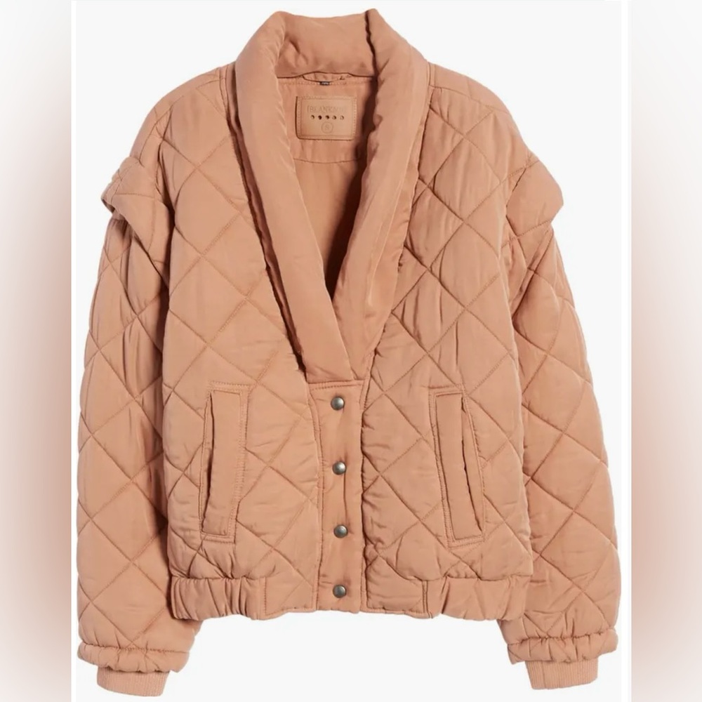 BLANK NYC Quilted Drop Shoulder Jacket.